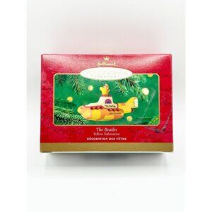 Vintage 2000 The Beatles Yellow Submarine Hallmark Keepsake Christmas Ornament